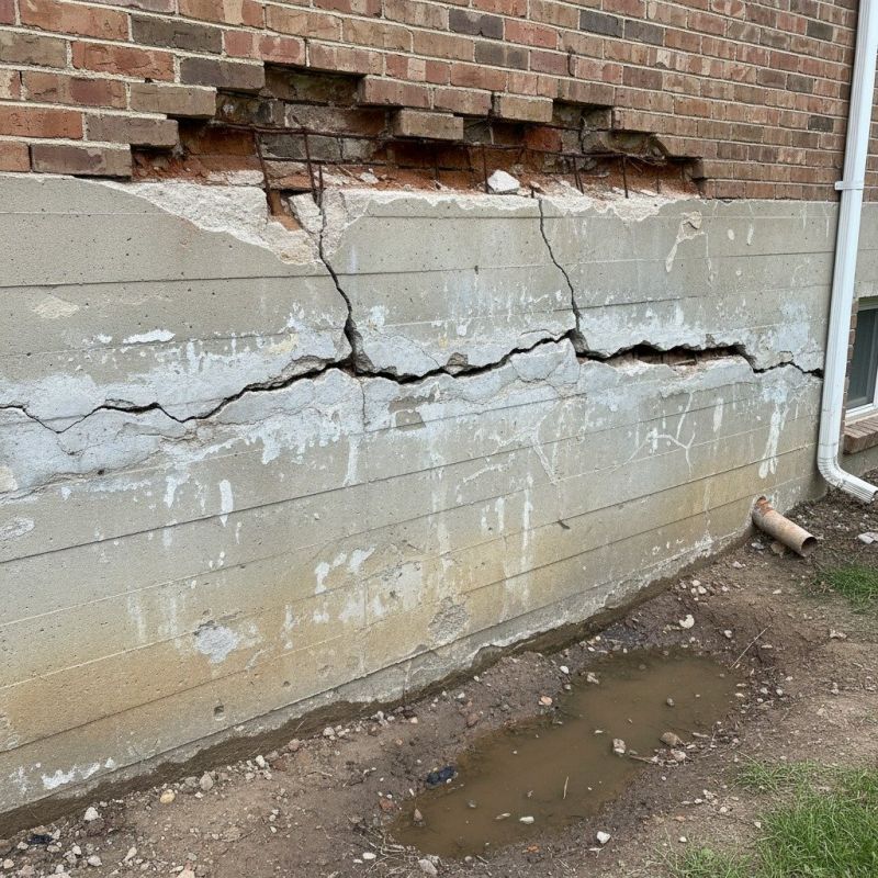 Basement Crack Repair detail